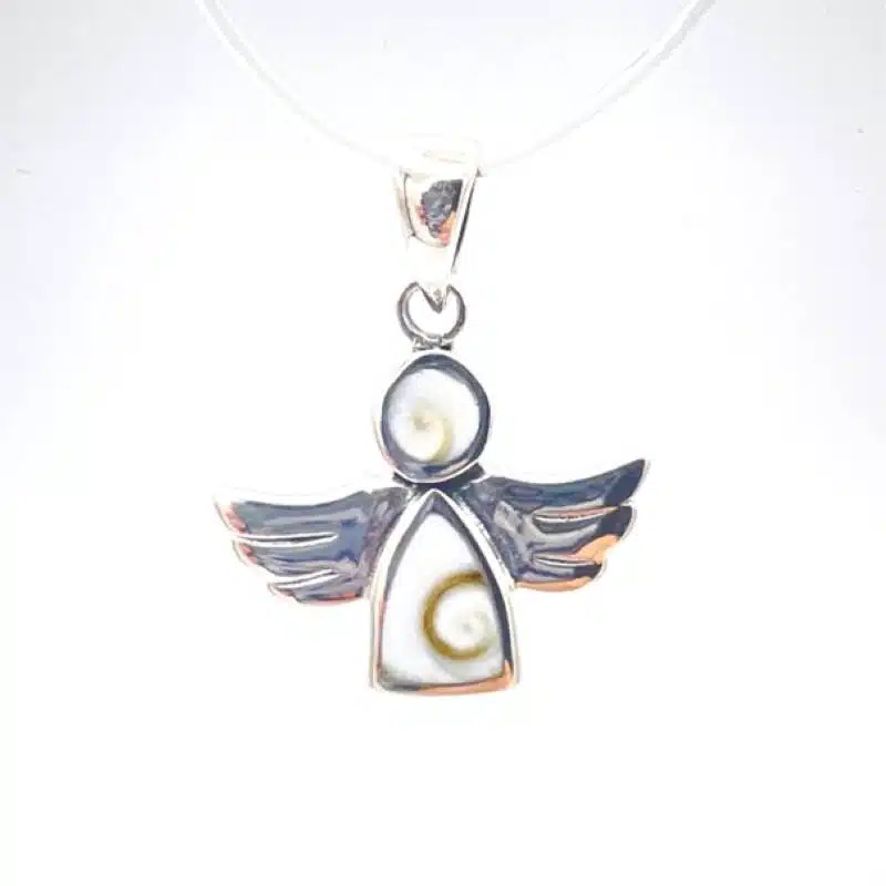 Pendentif ange Oeil de Sainte Lucie