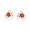 Boucles d’oreilles ambre et argent
