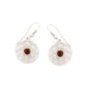 Boucles d’oreilles ambre et argent