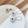 Boucles d’oreilles ambre et argent – Image 2