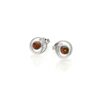 Boucles d’oreilles ambre et argent