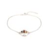 Bracelet ambre multicolore arbre de vie