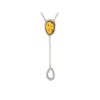 Collier ambre et argent