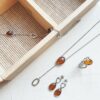 Collier ambre et argent – Image 2
