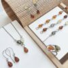 Bracelet ambre multicolore et argent – Image 2