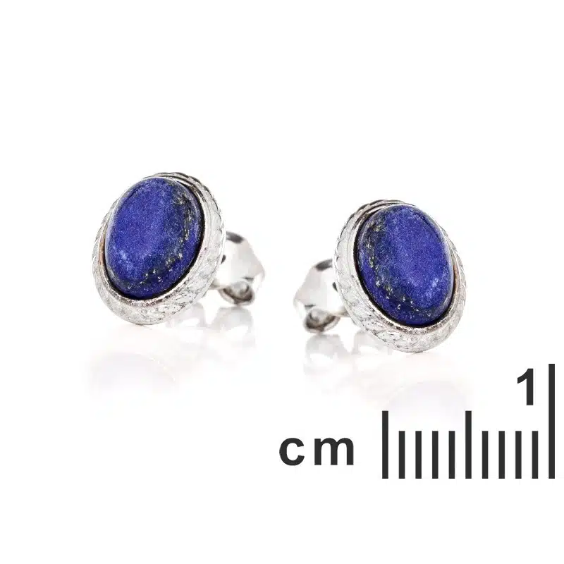 Boucles d'oreilles lapis-lazuli – Image 2