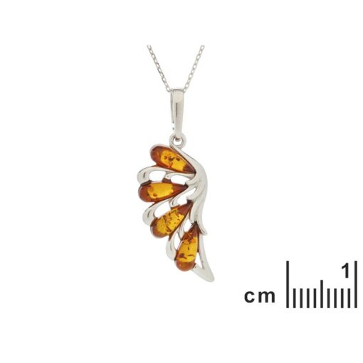 Pendentif ambre et argent – Image 2