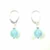 Boucles d'oreilles aigue-marine