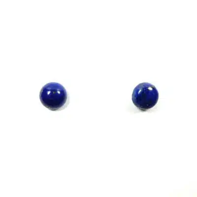 Boucles d'oreilles lapis-lazuli tiges argent