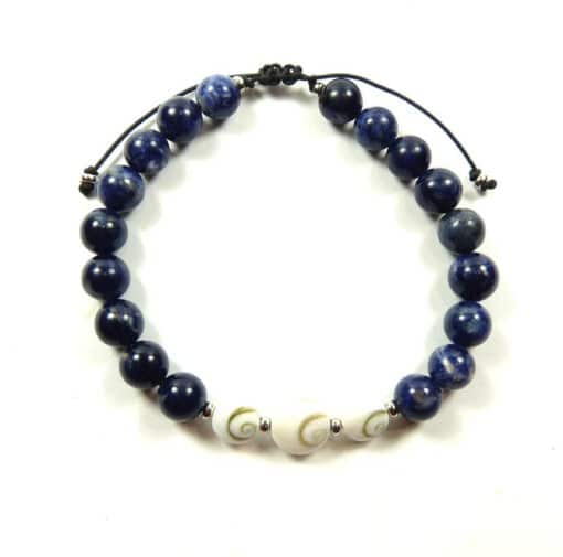 Bracelet sodalite et Oeil de Sainte Lucie