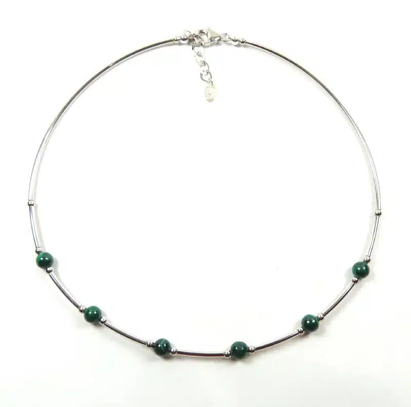 Collier malachite