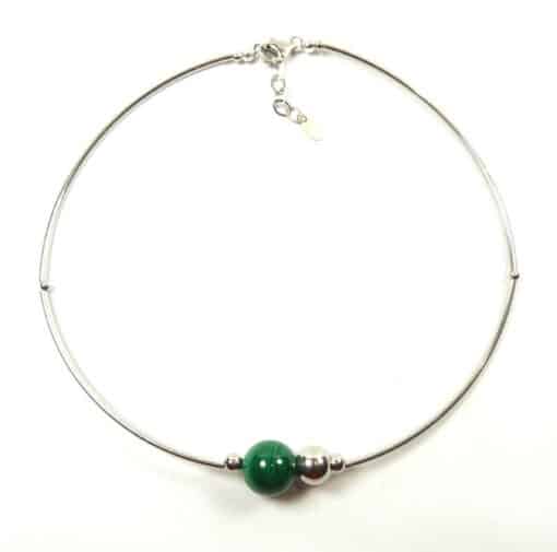 Collier malachite
