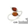 Bague ambre multicolore – Image 2