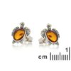 Boucles d’oreilles tortue ambre – Image 2