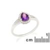 Bague améthyste et oxyde – Image 2