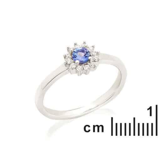 Bague tanzanite et oxyde – Image 2