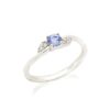 Bague tanzanite et oxyde