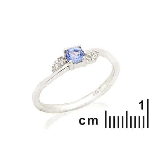 Bague tanzanite et oxyde – Image 2