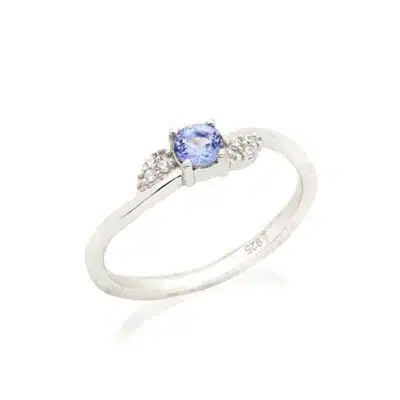 Bague tanzanite et oxyde - 59