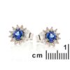 Boucles d’oreilles tanzanite et oxyde – Image 2