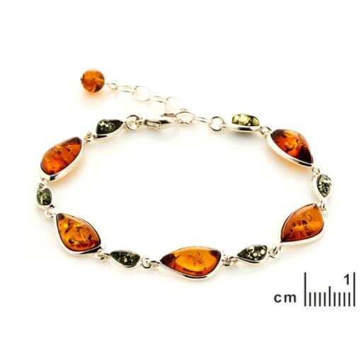 Bracelet ambre bicolore – Image 2