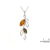 Pendentif ambre bicolore – Image 2