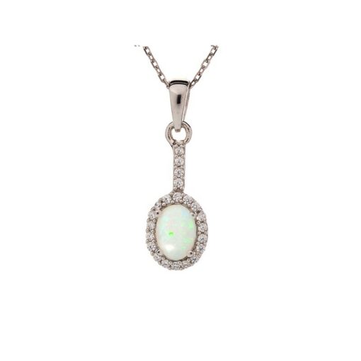 Pendentif opale et oxyde