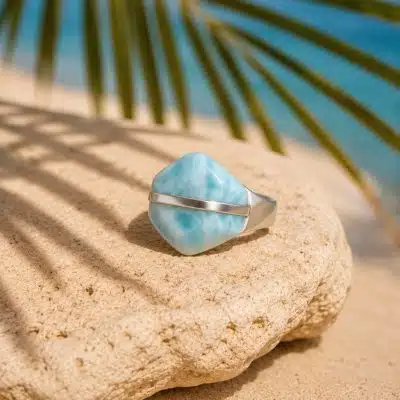 Bague larimar - Santo Domingo
