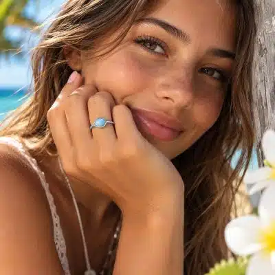 Bague larimar - Maritza