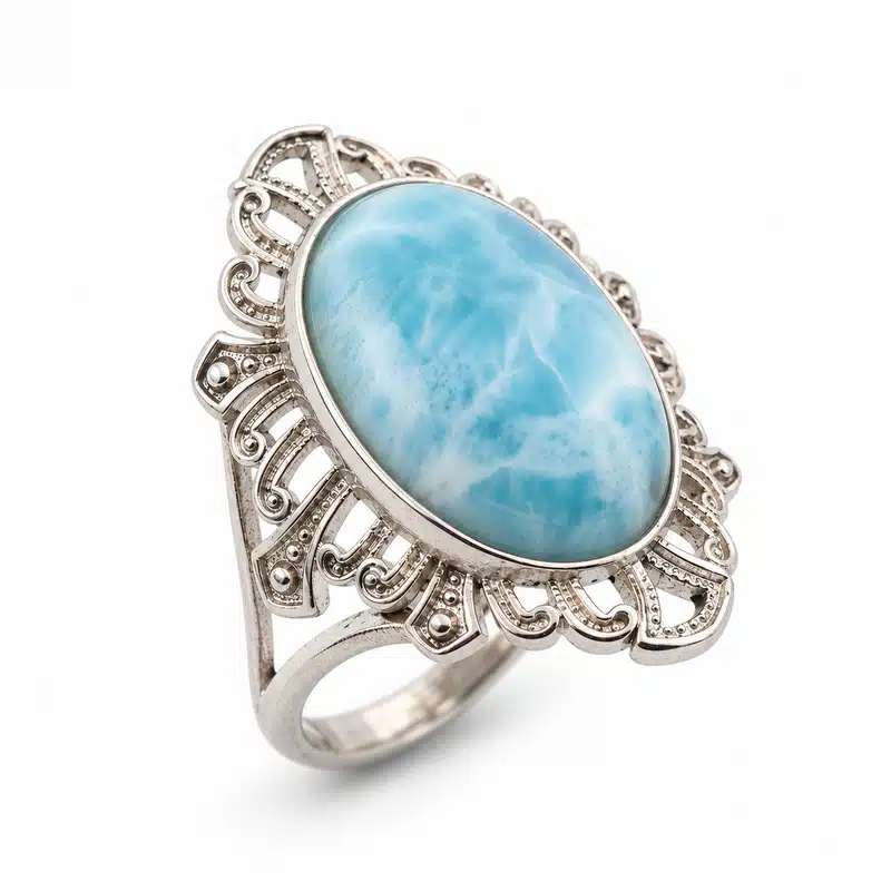 Bague larimar - Esmeralda – Image 3