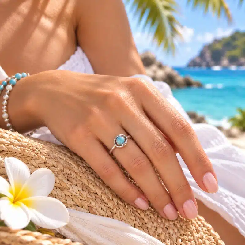 Bague larimar - Rosanna – Image 2