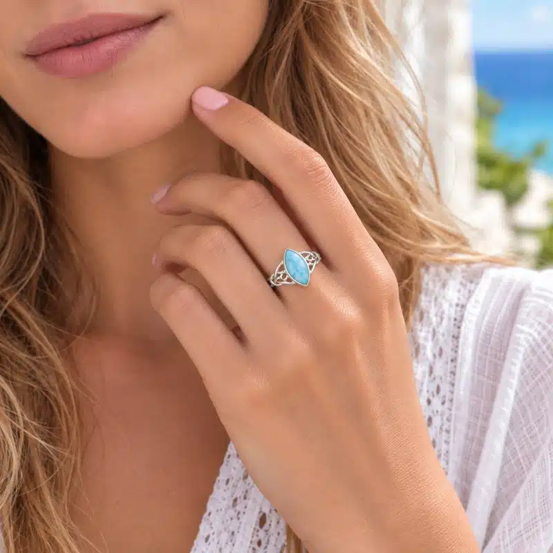 Bague larimar - Valentina – Image 2
