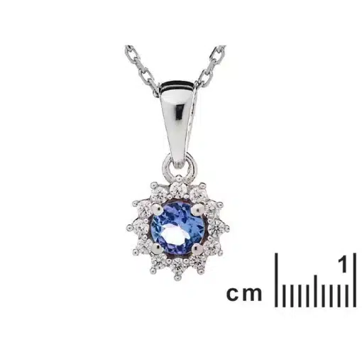 Pendentif tanzanite et oxyde – Image 2