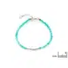 Bracelet amazonite facettée et argent rhodié – Image 2