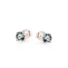 Clous d'oreilles aigue-marine
