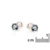 Clous d'oreilles aigue-marine – Image 2