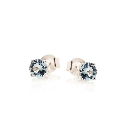Clous d'oreilles aigue-marine