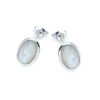 Clous d'oreilles pierre de lune