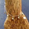 Chaîne de cheville larimar et argent – Image 2