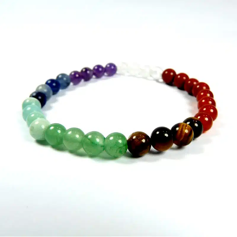 Bracelet 7 chakras 6 mm
