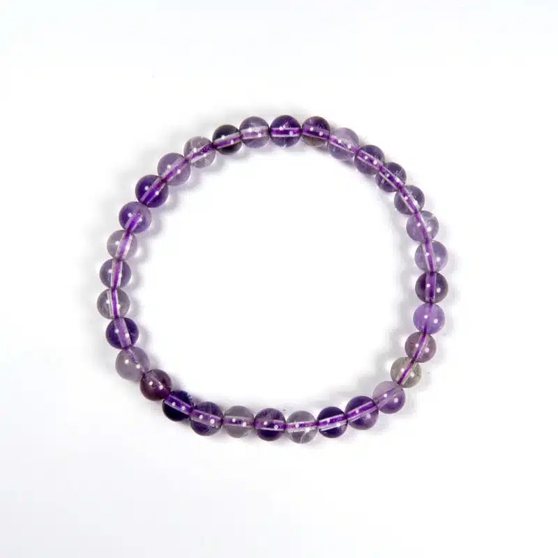 Bracelet améthyste 6 mm – Image 2