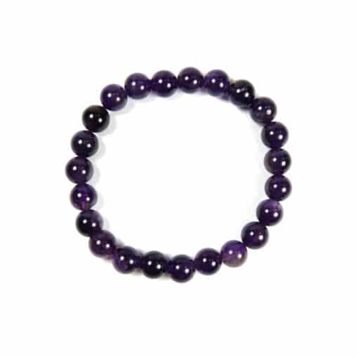 Bracelet améthyste 8 mm – Image 2