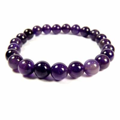 Bracelet améthyste 8 mm