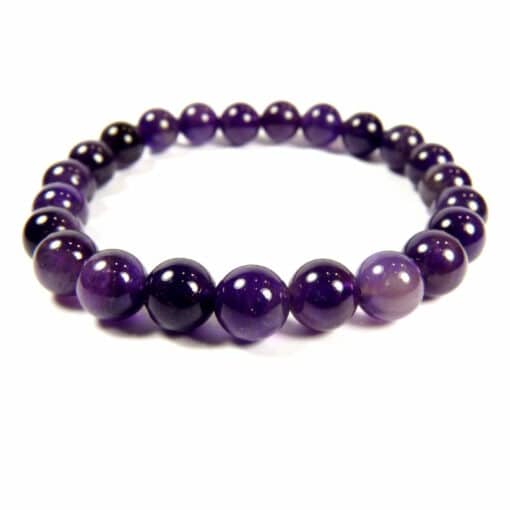 Bracelet améthyste 8 mm