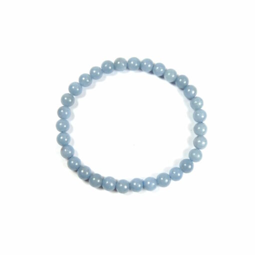 Bracelet angélite 6 mm – Image 2