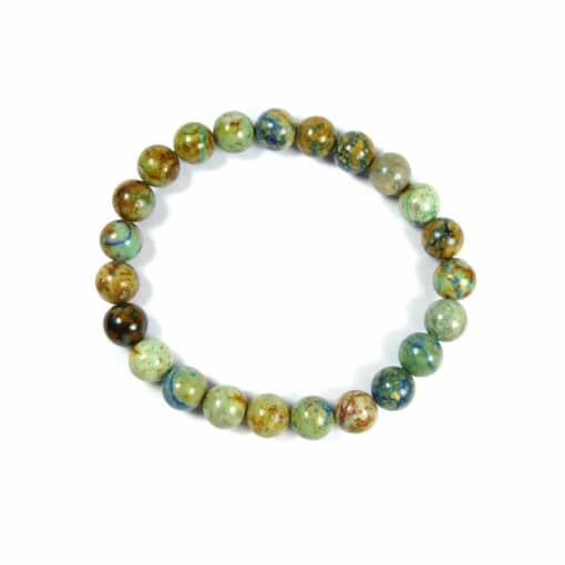 Bracelet azurite malachite 8 mm – Image 2