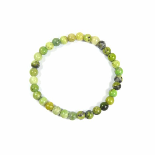 Bracelet chrysoprase citron 6 mm – Image 2
