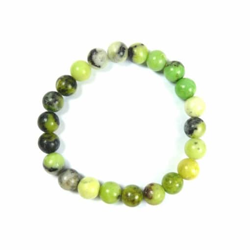 Bracelet chrysoprase citron 8 mm – Image 2