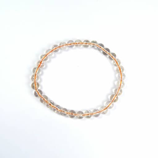 Bracelet citrine naturelle 6 mm – Image 2