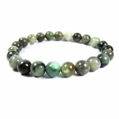 Bracelet émeraude 8 mm